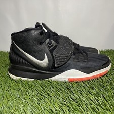 Nike Boys Kyrie 6 BQ5599-001 Black Basketball Shoes Sneakers Size 7Y