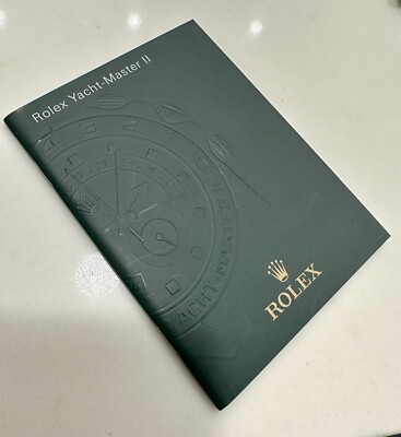 Original Rolex Yacht Master II Booklet Manual 116688 116689 116681 ENG 2007-2012