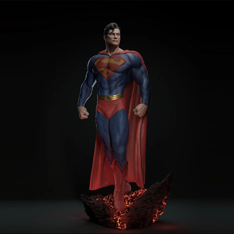 MetalEarth LEGENDS: JUSTICE LEAGUE/SUPER MAN, 3D metal model kit with 1 sheet multi-color, on card 12x17cm, 14