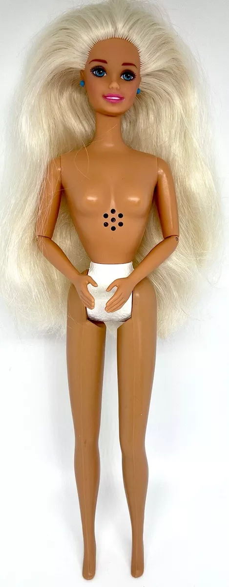 Vintage 1997 Mattel Talking Dentist Barbie 17255 Blonde Hair Doll Only Works