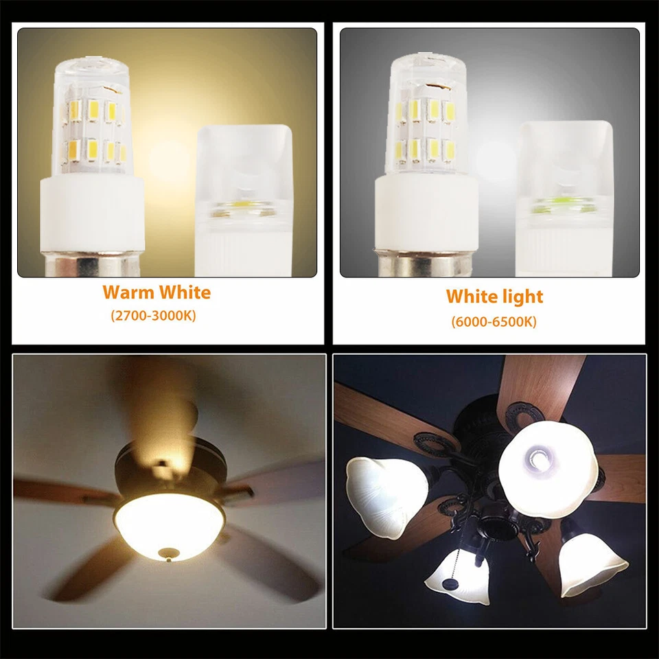 5/10 PCS COB G9 1.5W E14 2W Home Decor Daylight 3014 Lamp Light LED Corn Bulb - Image 3 of 4