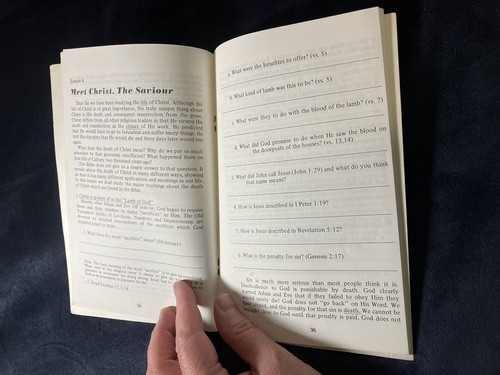 MEET CHRIST By: John F. De Vries 1972 Vintage Christian Literature - Imagen 7 de 11