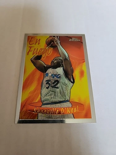 1996-97 Topps Chrome En Fuego Shaquille O'Neal Season's Best 3
