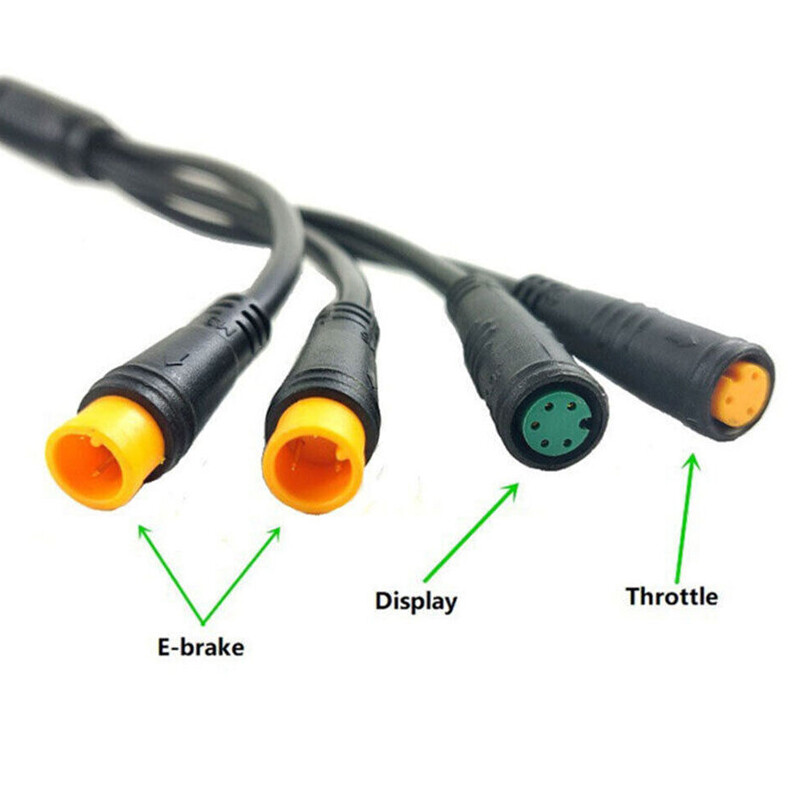 Electric Bicycle Electric Bike 1T4 Extension Cord Cable Waterproof 