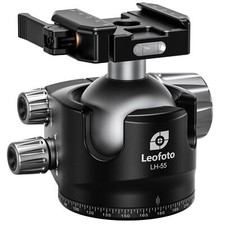Leofoto LH-55LSC Lever-Control Hybrid Clamp Ballhead - Arca Clamp