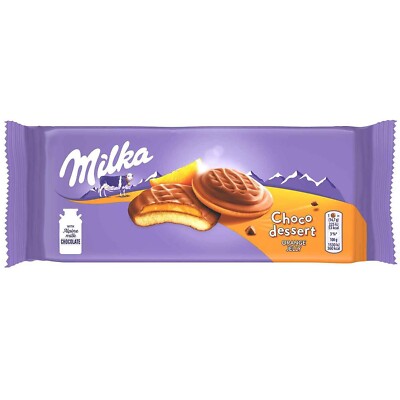 Milka Choco Jaffa Cookies with Orange Jelly Filling 147g 5.2oz