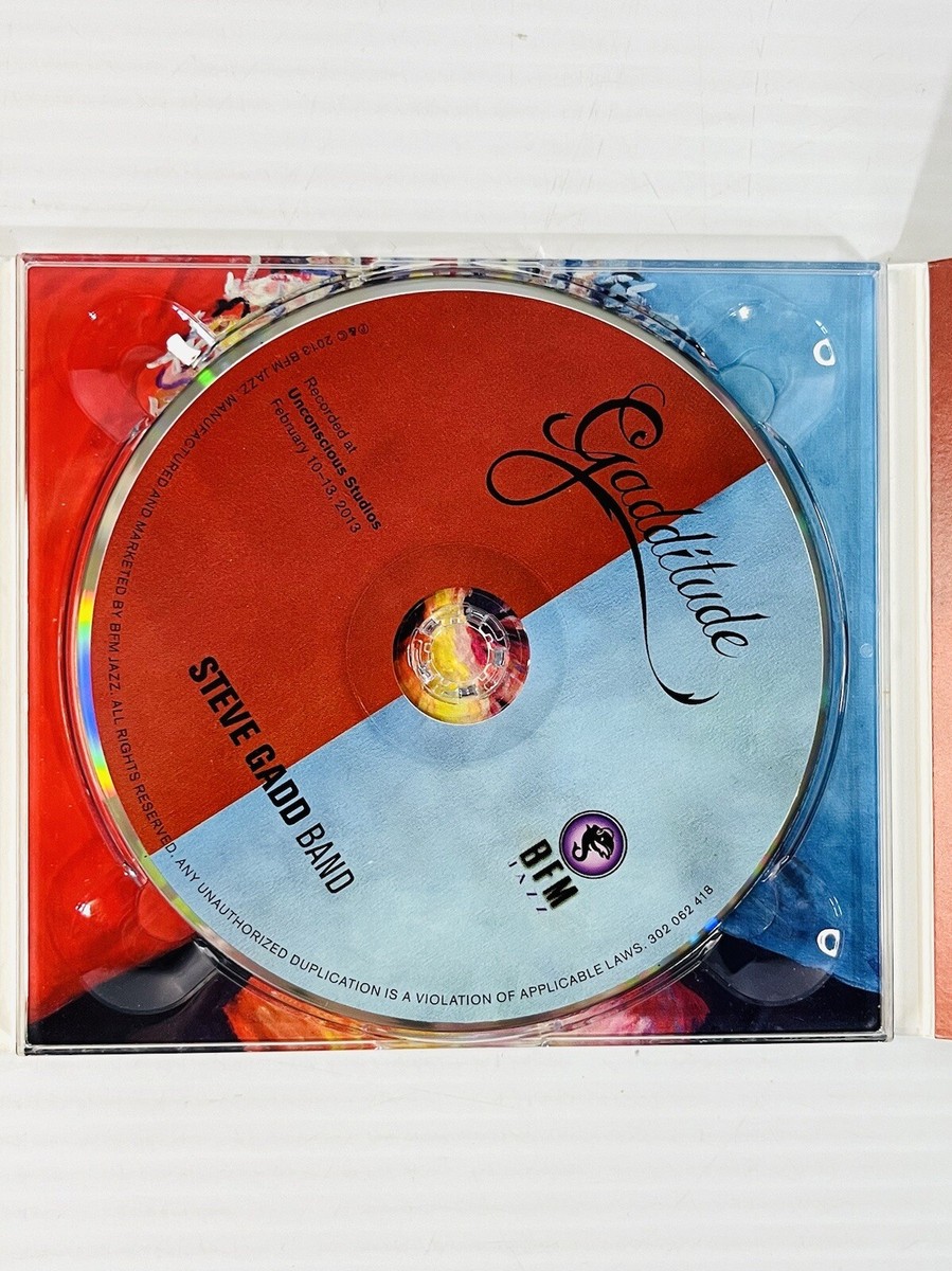 Steve Gadd Band - Gattitude (CD, 2013) - SIGNED/Autographed ~ Like
