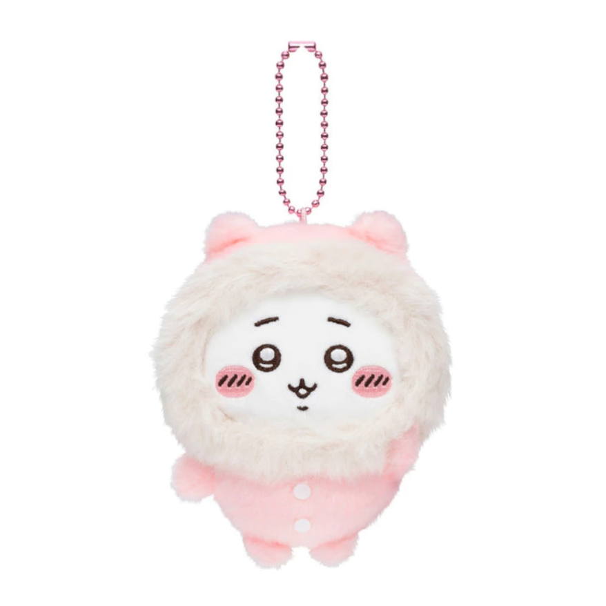 CHIIKAWA PINK WINTER COAT EDITION JAPAN EXCLUSIVE KEYCHAIN PLUSH