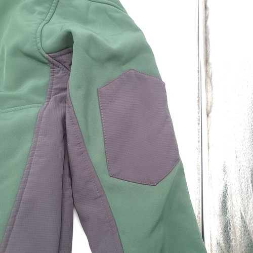 Snozu Boys M 10-12 Green Fleece 2-In-1 Lined Full Zip Hoodie Liner Coat Jacket - Picture 10 of 24