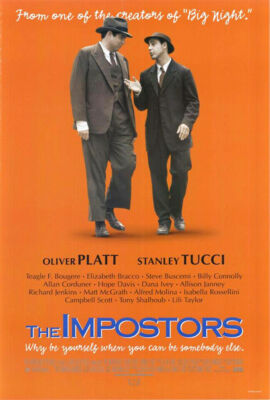 THE IMPOSTORS ORIGINAL ROLLED DOUBLE SIDED MOVIE POSTER 1998 STANLEY TUCCI MINT