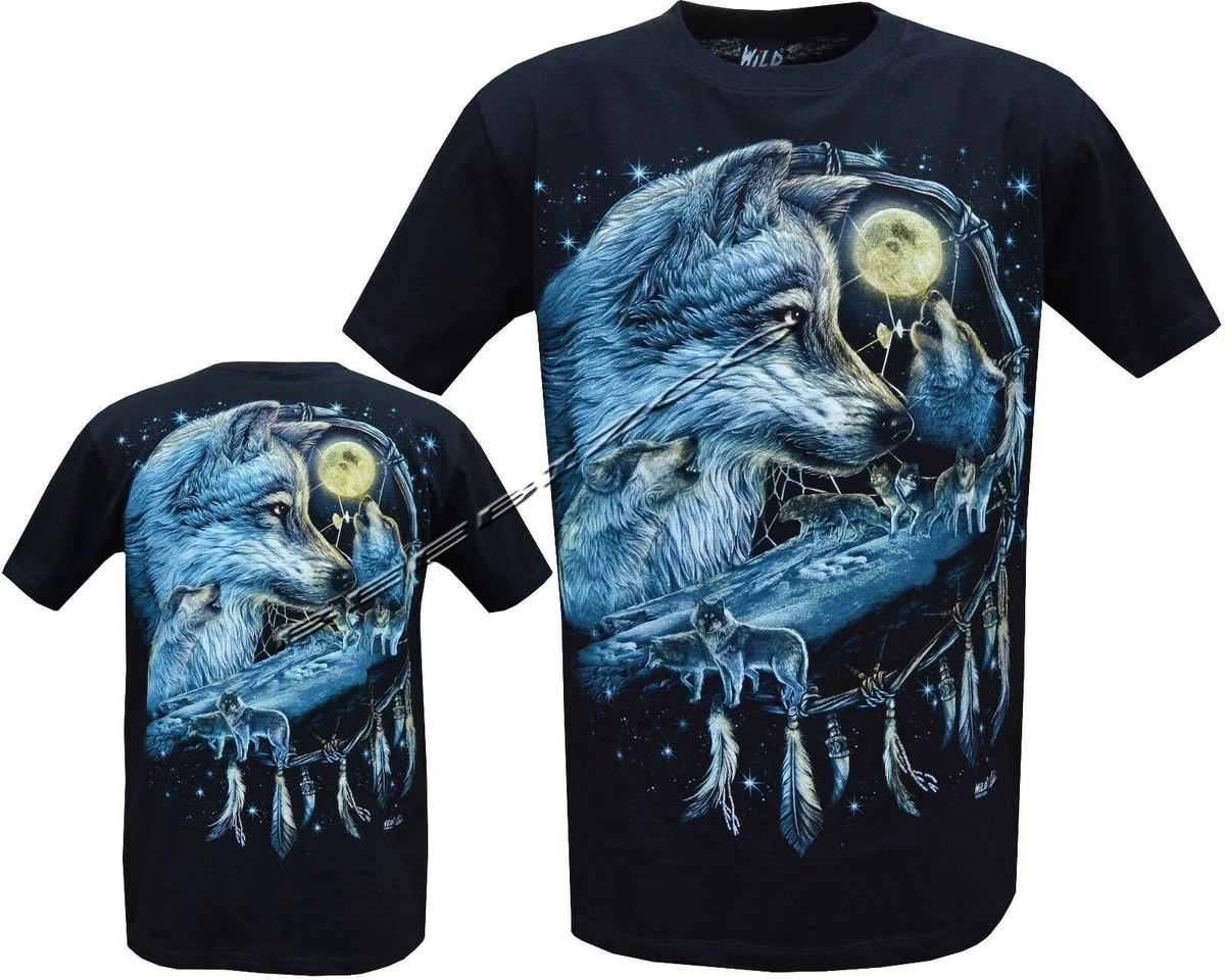 wolf t shirt ebay