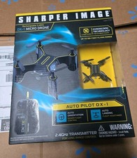 Sharper Image DX-1 Micro Drone 2.4GHz RC Quadcopter Open Box