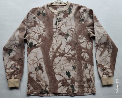 Nomad By Craft + Flow Men's Apparel  Camouflage Tree Long Sleeves T-Shirt Medium