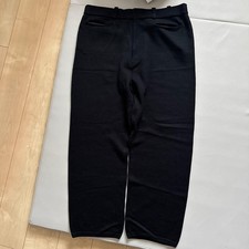 DRIES VAN NOTEN Black Wide Slacks Merino Wool