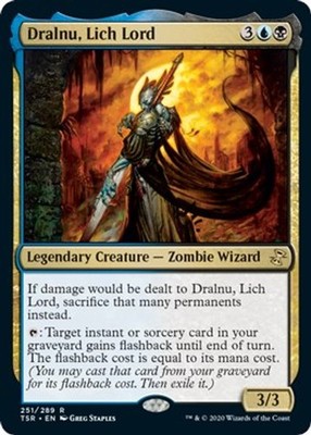 Dralnu, Lich Lord Time Spiral: Remastered MTG LP card