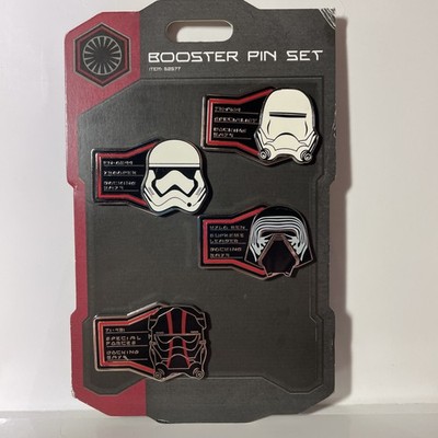 DISNEY PARKS STAR WARS GALAXY S EDGE FIRST ORDER HELME 4-PIN BOOSTER SET