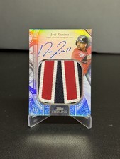 2025 Topps Sterling Jose Ramirez Jumbo Patch Auto /5 Guardians NO IMPORT DUTIES