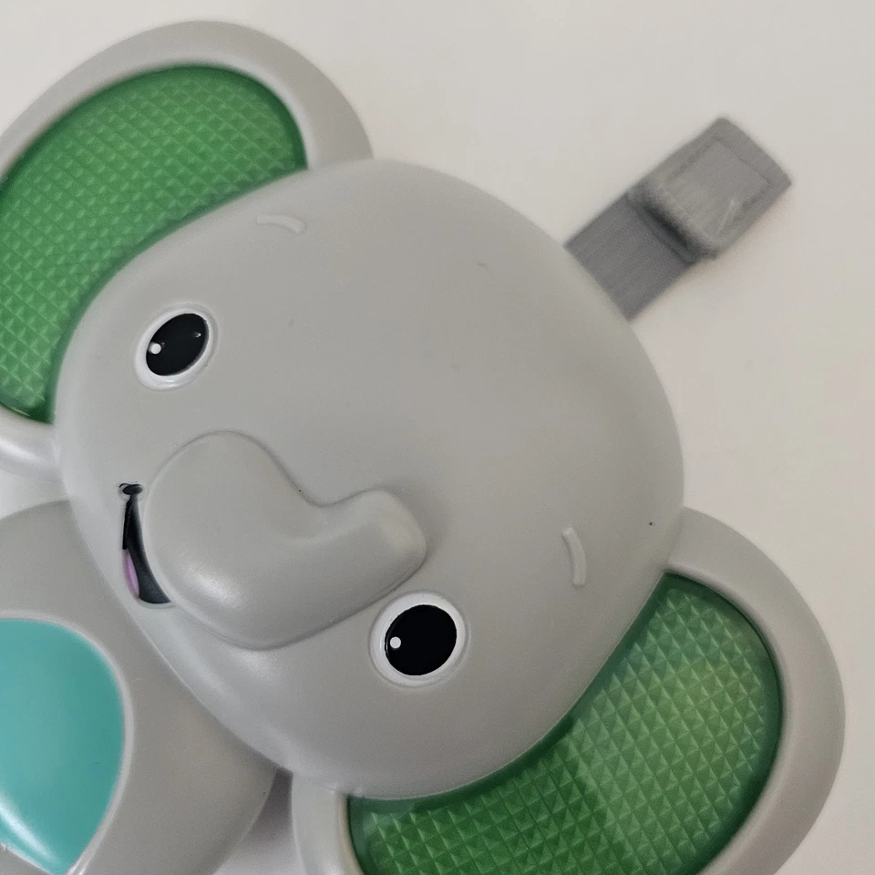 Bright Starts Kids II Verde Música Elefante Chupete Actividad Gimnasio Estera Repuesto Foto 2 de 4