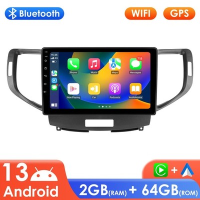 Android 13.0 CarPlay WiFi 64GB Car Stereo Radio GPS Navi For Acura TSX 2009-2014
