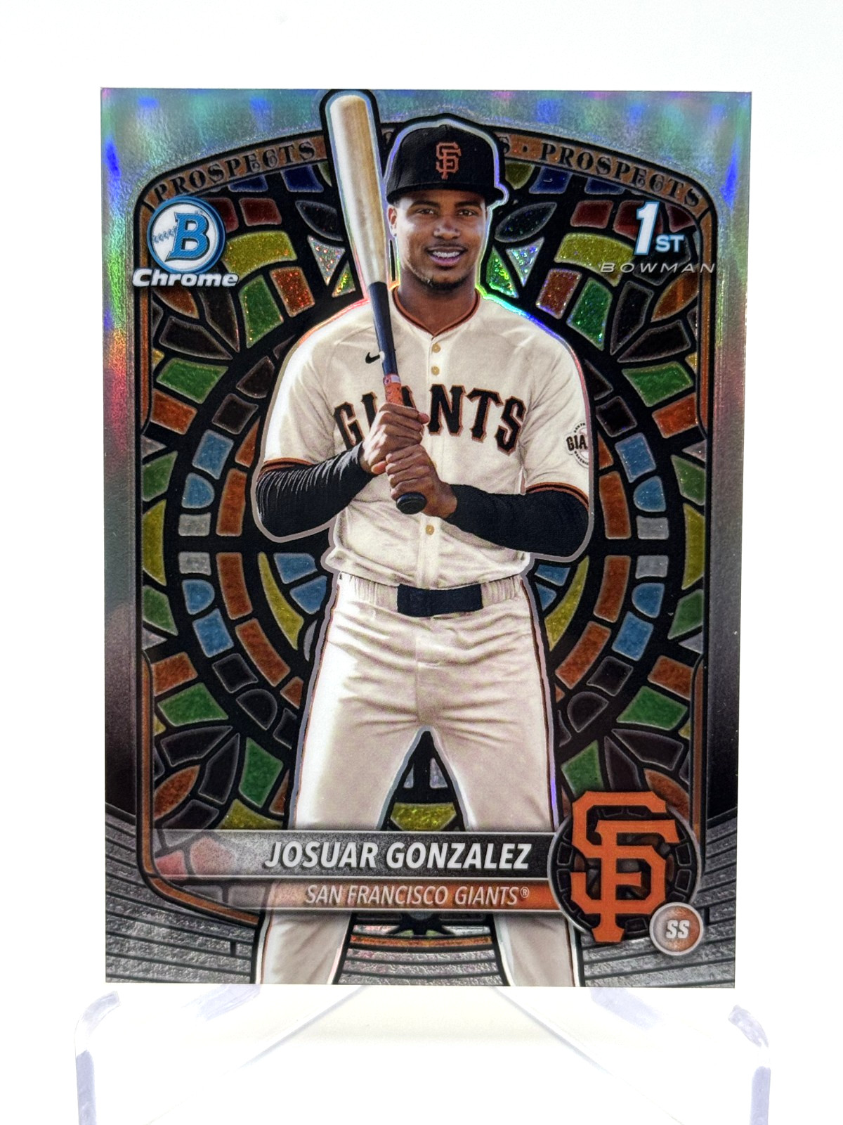 Josuar Gonzalez 2025 Bowman Chrome #BCP-153 Etched in Glass
