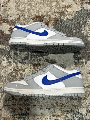Nike Dunk Low GS Wolf Grey/Game Royal  Size 6Y FN3878-001