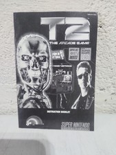 T2 The Arcade Game (Super Nintendo, SNES) *Manual Only* (NO GAME)