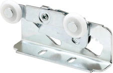 Prime-Line N 6531 Twin Pocket Door Roller, Top Mount (2 Pack) 2 Pack, Silver 