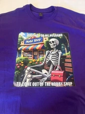 Neffy’s Kustom Tshirt Waiting Size Large Purple