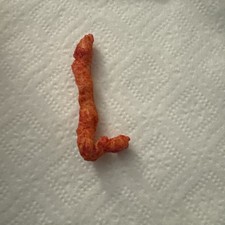 weird shaped food, hot cheeto, around 1 inch,...