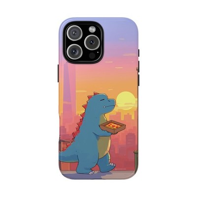 Phone Ink - Case for iPhone MagSafe, Galaxy, Pixel - Kaiju Dinosaur Pizza