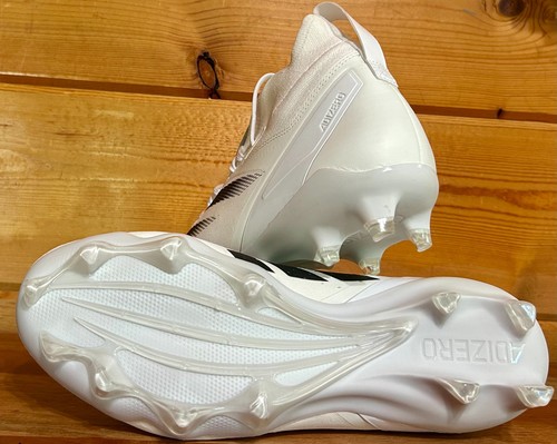 Mens Adidas Adizero Impact + Football Cleats Men Size 10 or 11.5 WHITE/BLACK - Picture 5 of 5