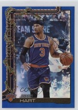 2025-26 Topps Holiday Holiday Metallic Blue Glitter Josh Hart #H14 0nr3