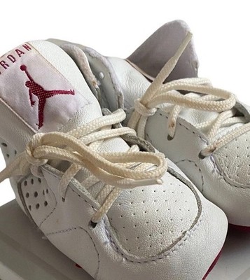 Vtg 1991 Nike Air Jordan VI 6 Baby Crib Shoes Size 2C OG Tin Box