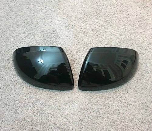 *Damaged* Mercedes Vito W447 2014+ Door Mirror Covers Cap Cases GLOSS Black Pair
