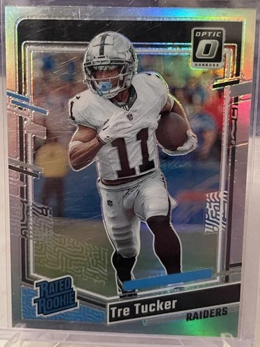 2023 Optic Tre Tucker RATED ROOKIE #261 Panini Raiders Donruss RC Base Holo