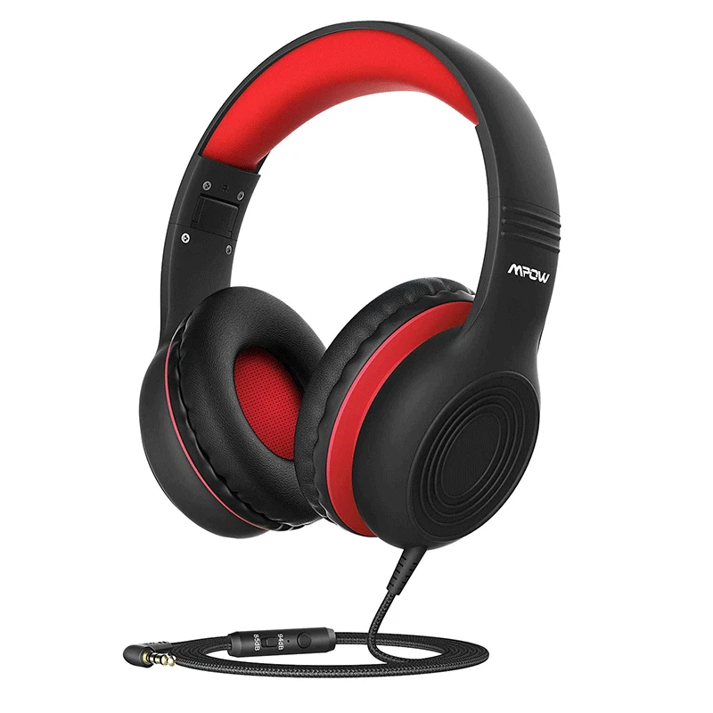 Mpow Kid Headphone Microphone Stereo Adjustable 85dB/94dB Volume Control Headset Foto 4 de 4