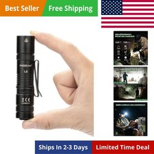 Rechargeable Flashlights 1200 Lumens EDC Flashlight, AA Pocket Flashlight Hig...
