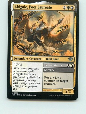 Abigale, Poet Laureate - U170 - MTG - Secrets of Strixhaven (SOS)