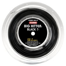 Tourna Big Hitter Black 7 Ultimate Spin String, 16g Reel