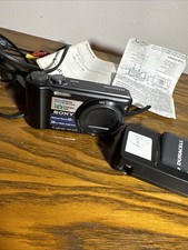 Used Sony Cyber-Shot DSC-H55 14.1 MP Digital Camera With Charger And Manual