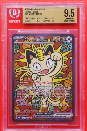 Meowth ex graded BGS 9.5 for sale on eBay