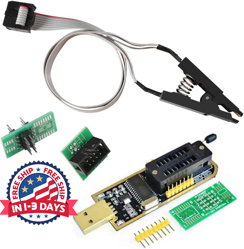 Clips de prueba de IC de chip flash Adaptador de zocalo Programador BIOS Modulo