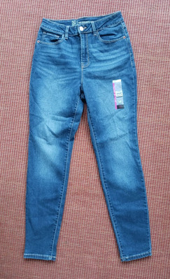 No Boundries Womens Juniors High Rise Skinny Fit Jeans Size 7 Blue NWT NOBO