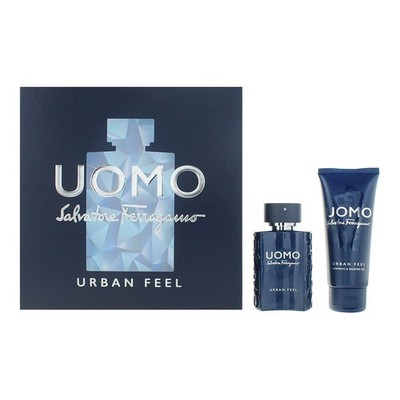 Salvatore Ferragamo Uomo Urban Feel 2-teiliges Geschenkset: EDT 50ml - Duschgel Herren