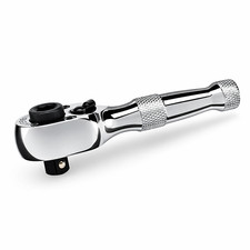 Powerbuilt 14 Inch Drive 72 Teeth Dual Head Stubby Ratchet - 940478