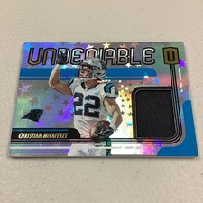 Christian McCaffrey Undeniable Relic Patch 2019 Unparalleled Panthers 29/150