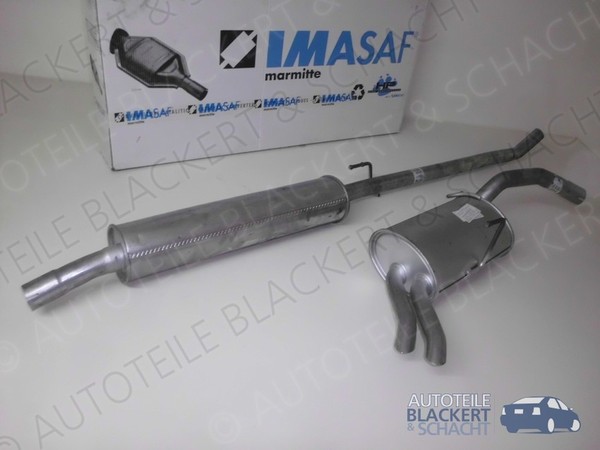Imasaf Auspuffset für Citroen Jumpy 2.0 HDI 2001-03/2005 | Lang, Msd+Esd-image