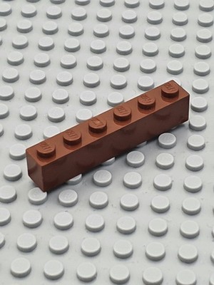 LEGO  6x Stein Basic Brick 1x6 - 3009 - Div. Farben