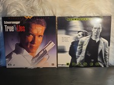 Arnold Schwarzenegger Laserdisc Lot Of 2 True Lies Eraser