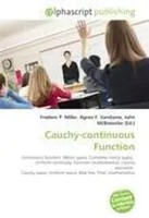 Frederic P. Miller (U. A.) | Cauchy-Continuous Function | Taschenbuch | Englisch